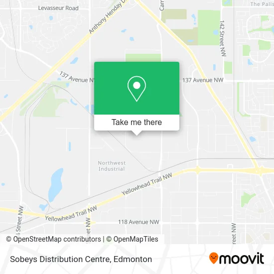 Sobeys Distribution Centre map