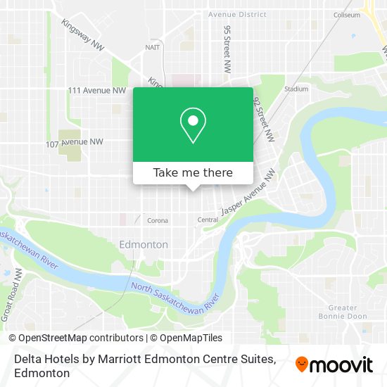 Delta Hotels by Marriott Edmonton Centre Suites map