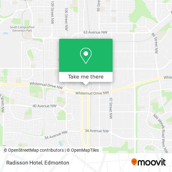 Radisson Hotel map