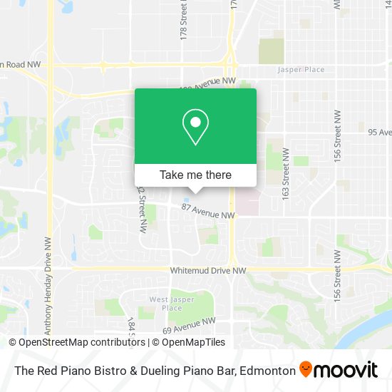 The Red Piano Bistro & Dueling Piano Bar map
