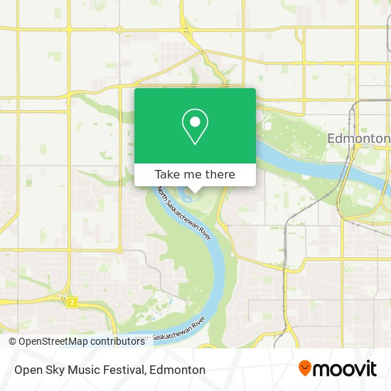 Open Sky Music Festival map