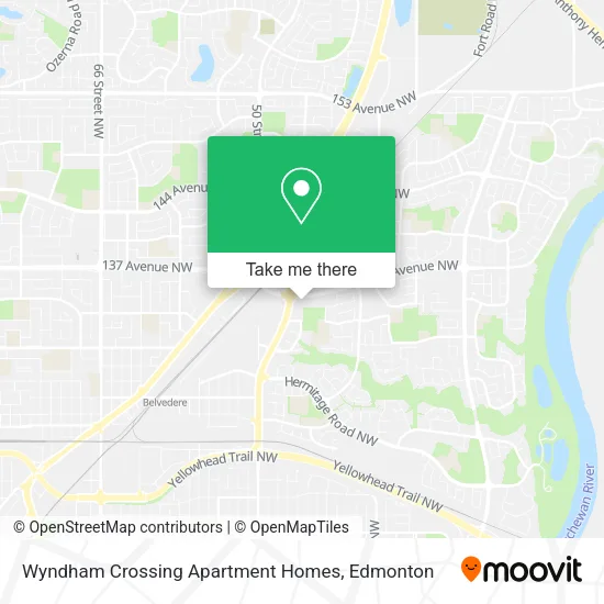 Wyndham Crossing Apartment Homes map
