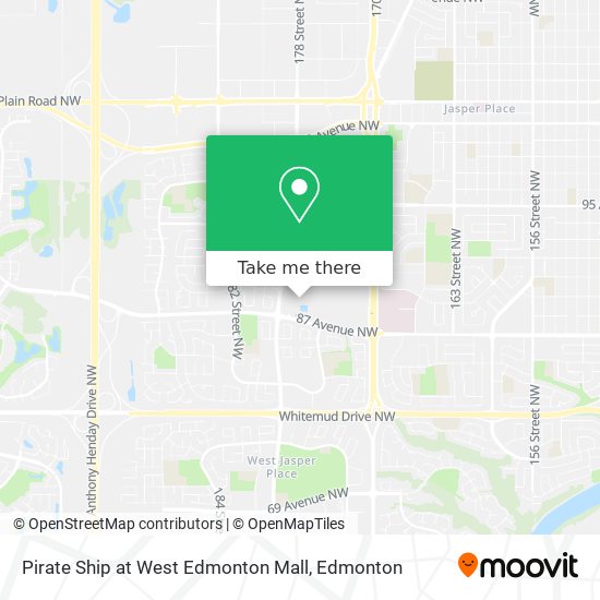 Pirate Ship at West Edmonton Mall plan