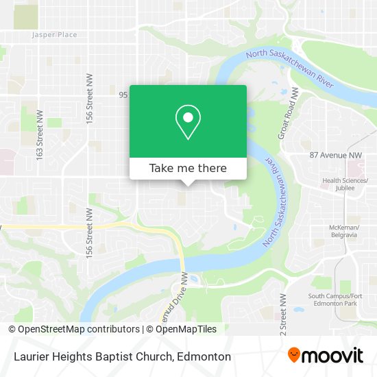 Laurier Heights Baptist Church plan