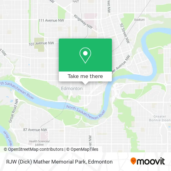 RJW (Dick) Mather Memorial Park map