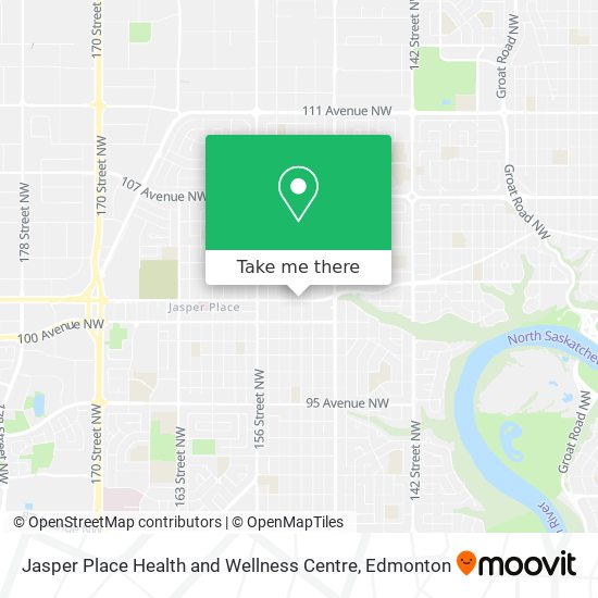 Jasper Place Health and Wellness Centre map