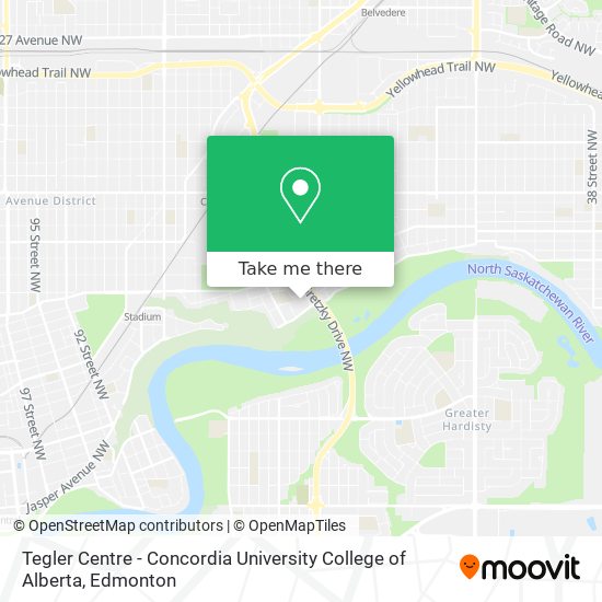 Tegler Centre - Concordia University College of Alberta plan