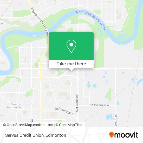 Servus Credit Union map