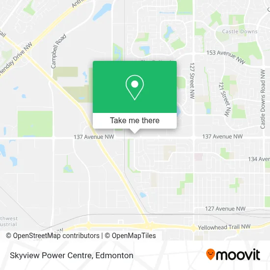 Skyview Power Centre map