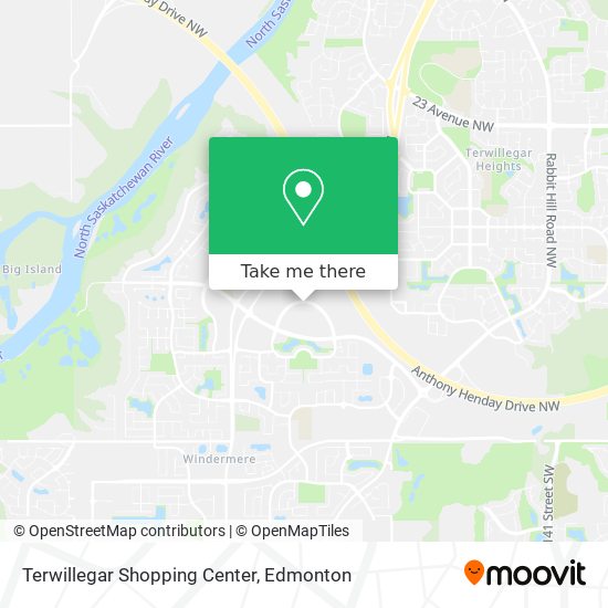 Terwillegar Shopping Center map