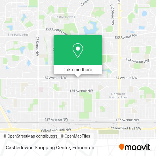 Castle Downs Edmonton Map How To Get To Castledowns Shopping Centre In Edmonton By Bus?