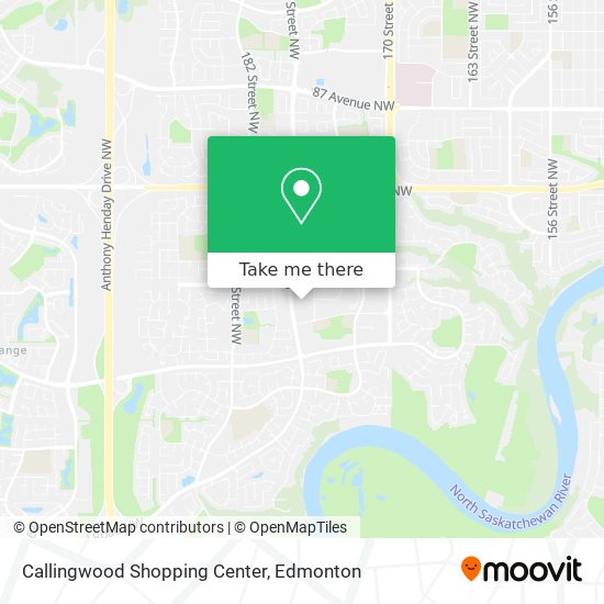 Callingwood Shopping Center map