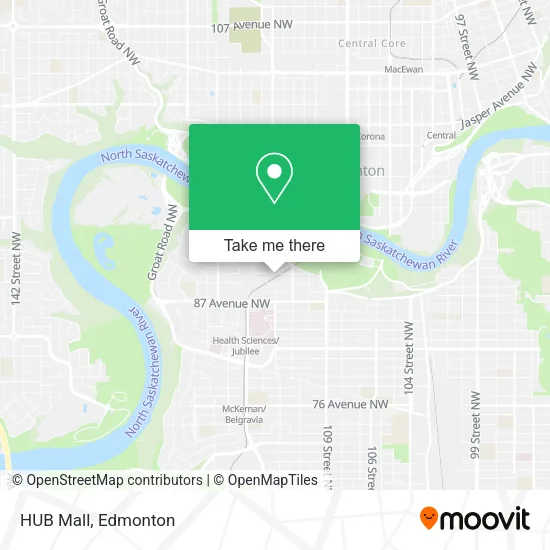 HUB Mall map