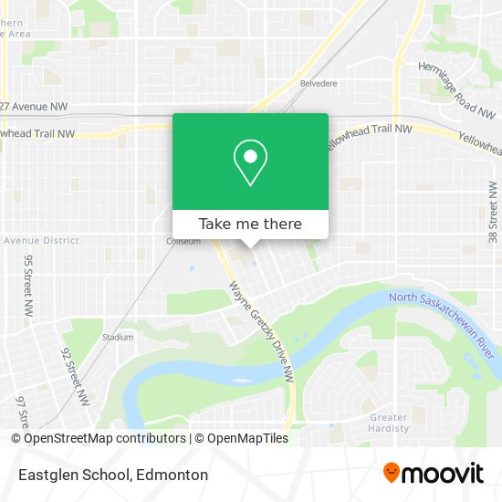 Eastglen School map