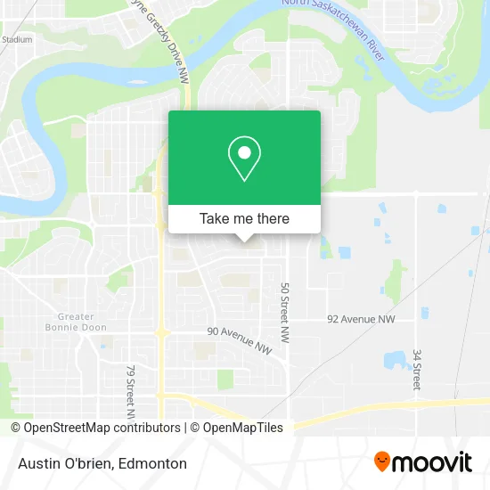Austin O'brien map