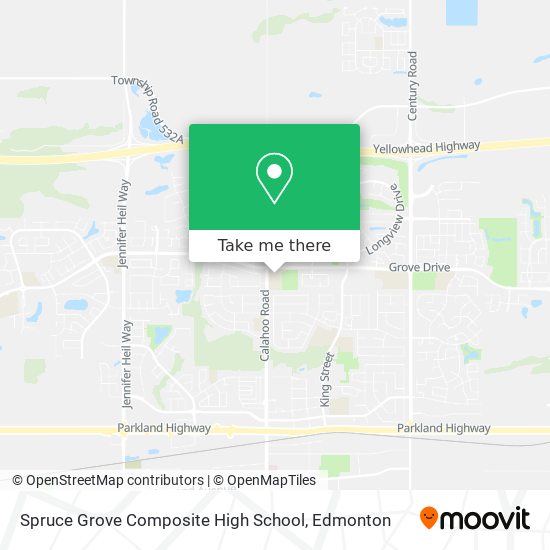 Spruce Grove Composite High School plan