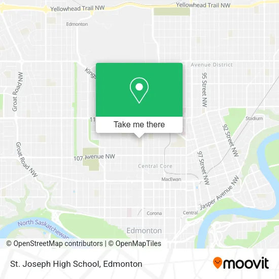 St. Joseph High School map