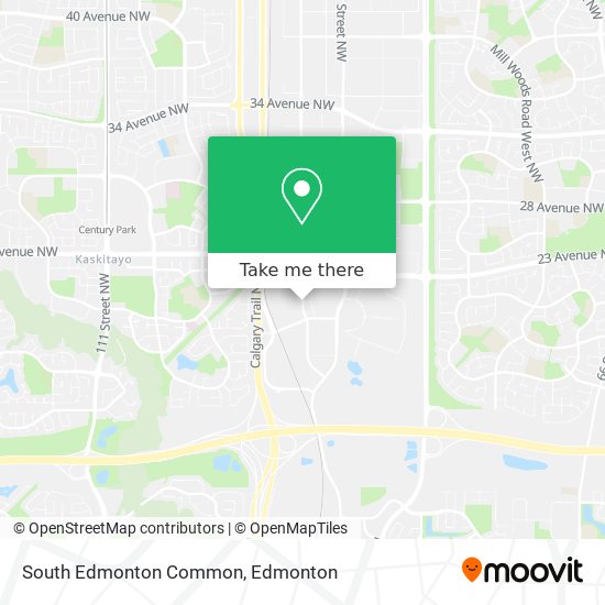 South Edmonton Common map