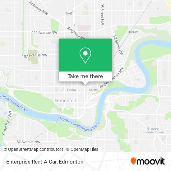 Enterprise Rent-A-Car map