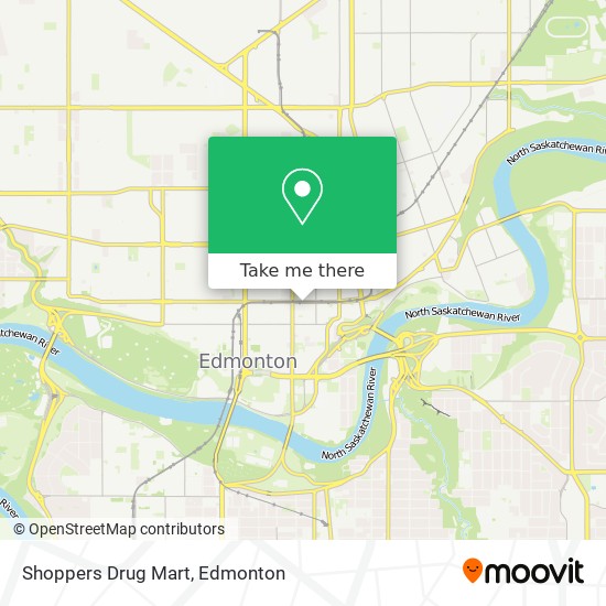 Shoppers Drug Mart map