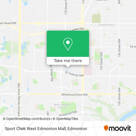 Sport Chek West Edmonton Mall plan