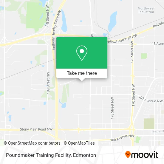 Poundmaker Training Facility map