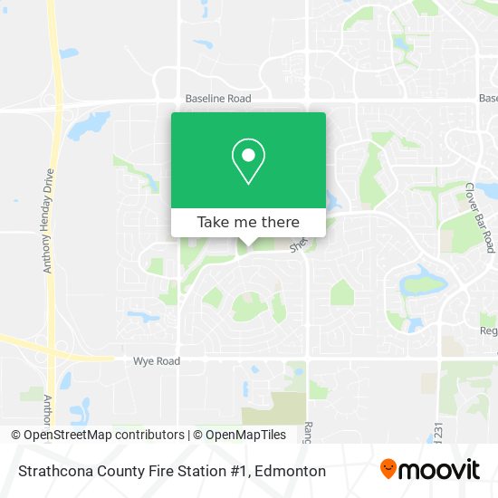 Strathcona County Fire Station #1 plan