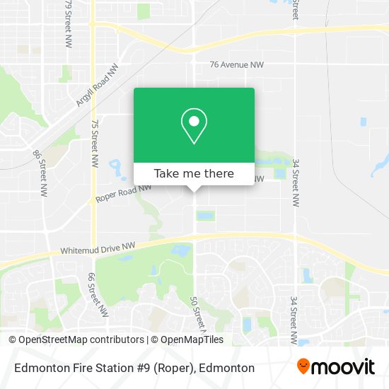 Edmonton Fire Station #9 (Roper) map