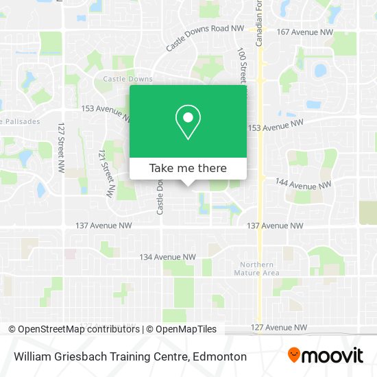 William Griesbach Training Centre plan
