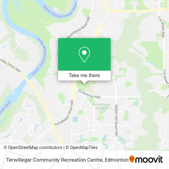 Terwillegar Community Recreation Centre map