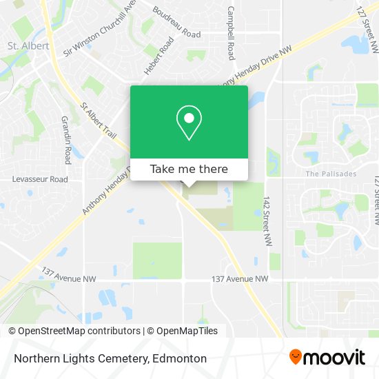 Northern Lights Cemetery map