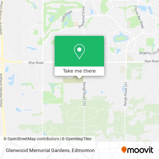 Glenwood Memorial Gardens plan