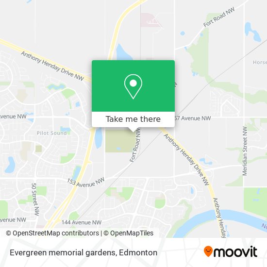Evergreen memorial gardens map