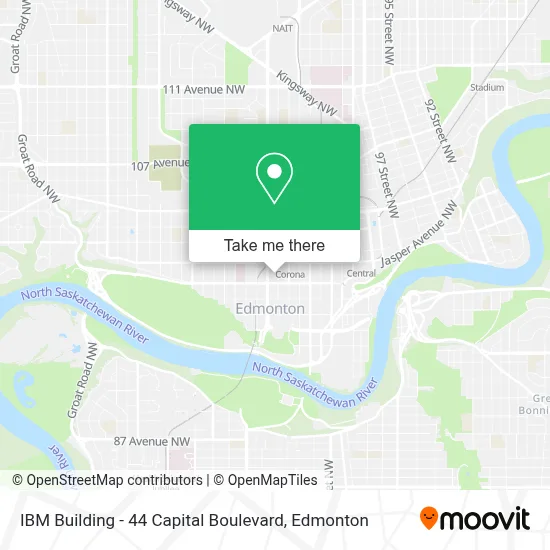 IBM Building - 44 Capital Boulevard map