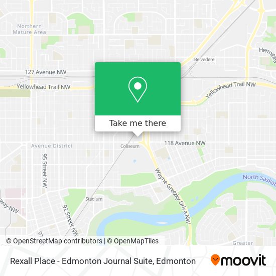 Rexall Place - Edmonton Journal Suite map