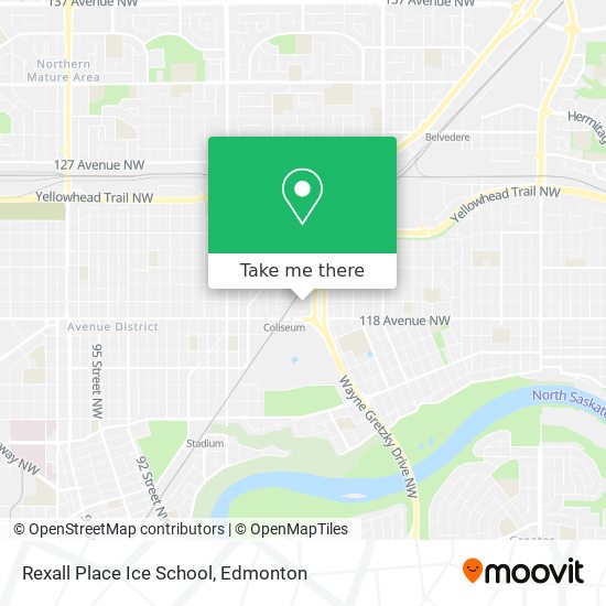 Rexall Place Ice School map