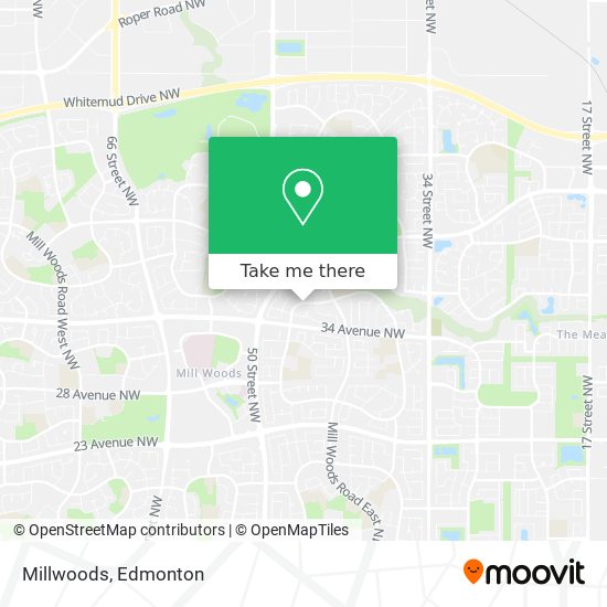 Millwoods map