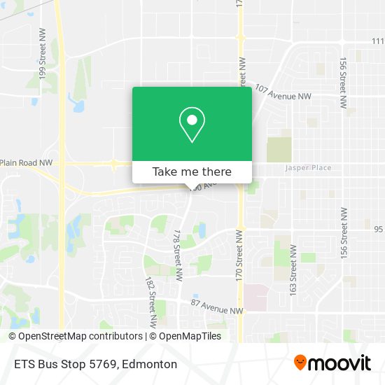 ETS Bus Stop 5769 map