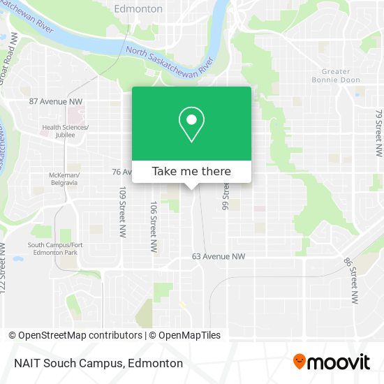 NAIT Souch Campus map