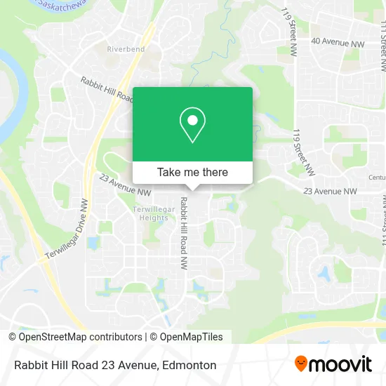 Rabbit Hill Road 23 Avenue map
