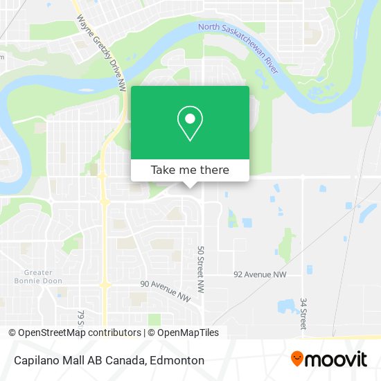 Capilano Mall AB Canada plan
