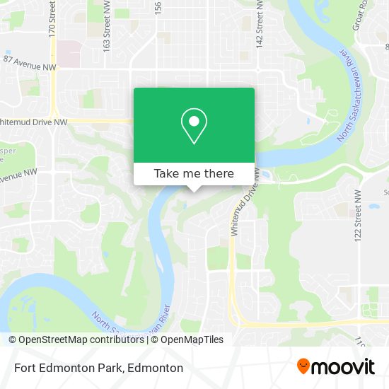 Fort Edmonton Park map