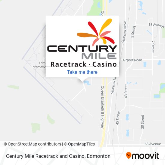 Century Mile Racetrack and Casino plan