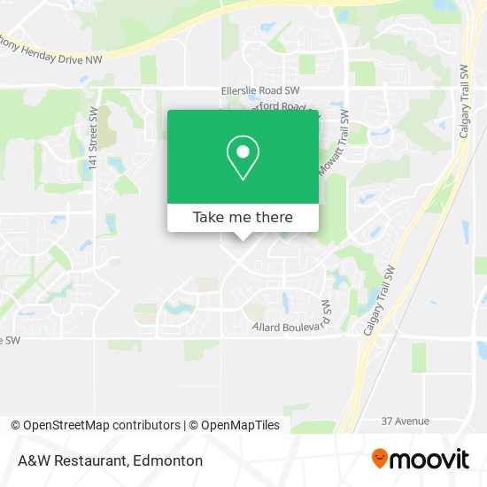 A&W Restaurant plan