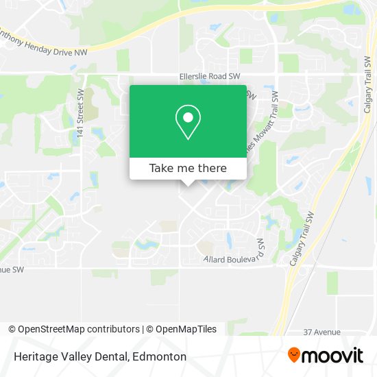 Heritage Valley Dental map