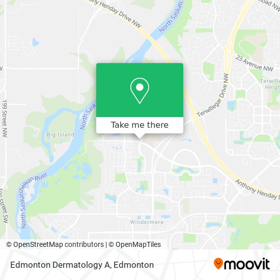 Edmonton Dermatology A map
