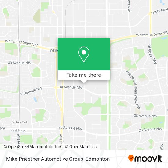 Mike Priestner Automotive Group map