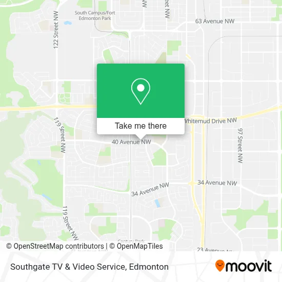 Southgate TV & Video Service map