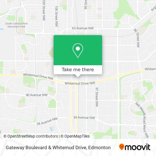 Gateway Boulevard & Whitemud Drive plan