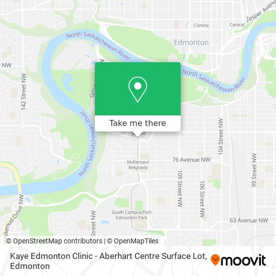 Kaye Edmonton Clinic - Aberhart Centre Surface Lot plan